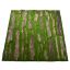 MOSS MAT W/BARK 100X100CM GREEN