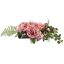 ROSE ARR ON PLASTIC PLATE 15X50CM PINK