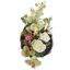 ORCHID ROSE ON SALIM WREATH 30X20CM GREEN