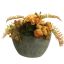 ROSE BALL ROSE ARR 20X20X11CM RUST