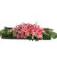 ROSE LILY ARR ON PLATE 60X20X23CM BEAUTY