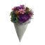 DAISY RANUNCULUS IN HANGING POT 30X16X12CM PURPLE