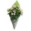 RANUNCULUS IN HANGING POT 36X17X10CM CREAM