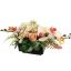 ORCHID GERBERA ARR IN PLASTIC POT 18X38X28CM PEACH 