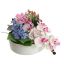 LILY ORCHID ARR IN ROUND POT 17X20X30CM PINK