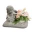 ORCHID ROSE ARR WITH ANGEL 15X18X12CM PEACH