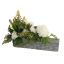 RANUNCULUS ARR IN RECTANGLE PLANTER 25X34X13CM CREAM