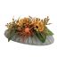 GERBERA IN OVAL POT 12X25X14CM OCRE