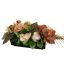 LILY ROSE ON PLASTIC POT 50X18X20CM BROWN