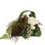 ROSE BUD ARR IN PLASTIC POT 30X18CM CREAM