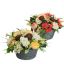 ROSE ARR IN ROUND POT D27X20CM ASSORTED