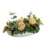ROSE ARR IN OVAL PLANTER 32X15X20CM SALMON
