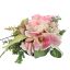 ROSE PEONY ARR IN ROUND TRAY D33X15CM ASSORTED