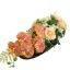 GERBERA ORCHID ARR IN OVAL PLANTER 60X24X15CM ORANGE
