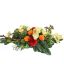 ROSE ORCHID ARR ON OVAL PLATE 40X15X14CM MIX