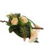 CALLA ROSE ARR ON OVAL PLATE 30X15X13CM ASSORTED