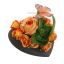 ROSE ARR IN HEART 17X15CM ORANGE
