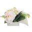 ROSE ORCHID ARR IN BOOK PLANTER 20X16X14CM PINK
