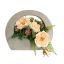 GARDEN ROSE ARR IN PURSE 24X15X20CM SALMON