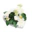 GERBERA ARR IN HEART PLANTER 11X16X16CM CREAM