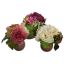 PEONY GERBERA IN VASE 25CM ASSORTED