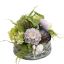ROSE MUM ARR IN ROUND PLANTER D27X18CM LILAC 