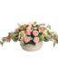 ROSE ARR IN ROUND PLANTER 30X25X50CM PINK