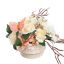 ROSE HYDRANGEA ARR IN ROUND POT 27X20X17CM PEACH