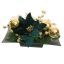 PIONSETTIA SHINY BALL ARR ON SQUARE PLANTER 30X15X16CM GREEN