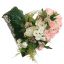 ROSE ARR ON HEARTH 30X17CM PEACH