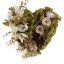 ROSE ORCHID ARR ON HEART 32X30X17CM GREEN
