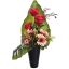 ROSE GERBERA ARR IN POT H48CM BEAUTY PINK