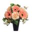 ROSE GERBERA ARR IN POT 30X30CM SALMON