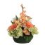 GERBERA HYDRANGEA ARR IN PLASTIC POT 40X40CM SALMON