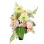 GERBERA ORCHID ARR IN POT 25X40CM PEACH