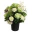 ROSE CARRNATION ARR IN PLASTIC POT D40X52CM GREEN