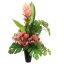 ORCHID LILY ARR IN VASE 30X55CM PINK