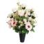 ROSE GERBERA ARR IN VASE 33X45CM PINK