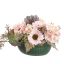 HYDRANGEA GERBERA ARR IN PLASTIC POT 30X20X18CM PINK