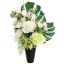 ROSE ORCHID ARR IN VASE 30X40CM CREAM