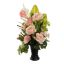 ROSE CALLA ARR IN VASE D25X50CM PINK