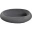 OVALPLANTER 26.5x16x7.5 CM BLACK