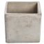 SQUARE PLANTER 11X11X10CM GREY