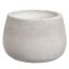 CEMENT ROUND POT D13 H10CM GREY