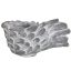 CEMENT WING PLANTER 18X10CM GREY