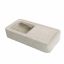 HALF-OPEN PLANTER 25X12X5CM GREY