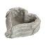 HEART PLANTER 12.5X14X5.5CM GREY