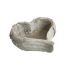 HEART PLANTER 21X21X8CM GREY