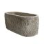 OVAL PLANTER 25X11X11CM GREY