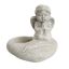 ANGEL CANDLE HOLDER 16X15X15CM GREY 